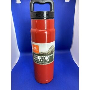 ozark trail 24 oz water bottle Stainless steel. RED